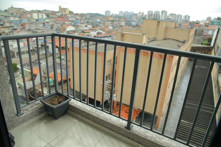 Varanda da Sala de apartamento para alugar com 1 quarto, 44m² em Vila Santa Luzia, São Bernardo do Campo