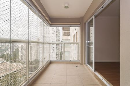 Varanda da Sala de apartamento para alugar com 2 quartos, 60m² em Vila Andrade, São Paulo