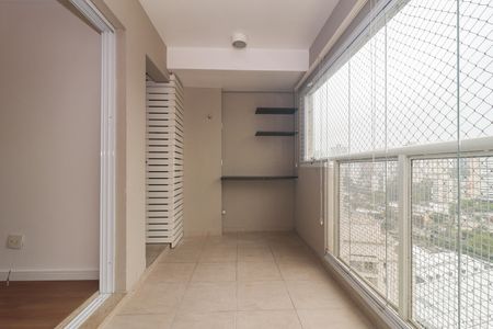 Varanda da Sala de apartamento para alugar com 2 quartos, 60m² em Vila Andrade, São Paulo