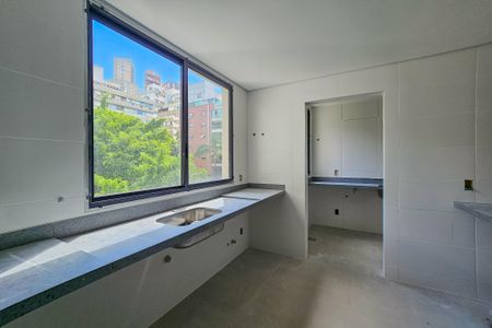 Cozinha de apartamento à venda com 3 quartos, 115m² em Luxemburgo, Belo Horizonte