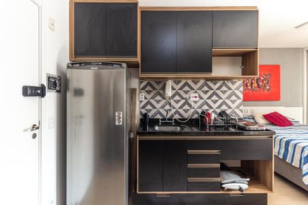 Studio para alugar com 27m², 1 quarto e sem vaga Studio para alugar com 27m², 1 quarto e sem vagaCozinha