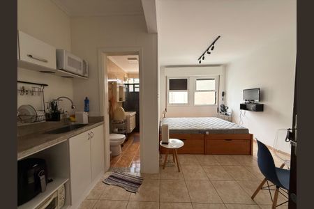 Studio de kitnet/studio para alugar com 1 quarto, 25m² em República, São Paulo