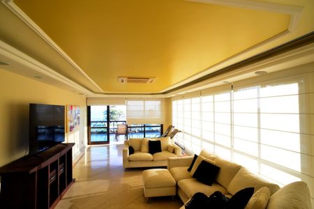 Sala de apartamento à venda com 4 quartos, 377m² em Barra da Tijuca, Rio de Janeiro