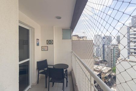 Studio à venda com 35m², 1 quarto e 1 vagaVaranda