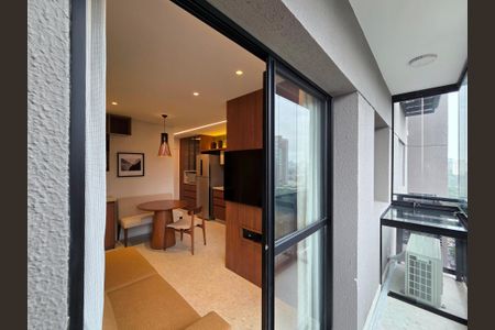 Apartamento à venda com 42m², 1 quarto e sem vaga Apartamento à venda com 42m², 1 quarto e sem vagaVaranda da Sala/cozinha