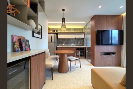 Apartamento à venda com 42m², 1 quarto e sem vaga Apartamento à venda com 42m², 1 quarto e sem vagaSala/cozinha