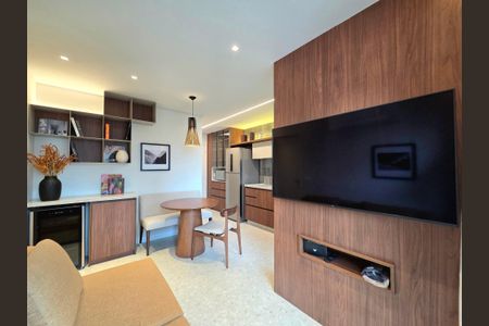 Apartamento à venda com 42m², 1 quarto e sem vaga Apartamento à venda com 42m², 1 quarto e sem vagaSala/cozinha