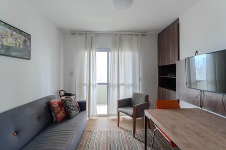 Sala de apartamento à venda com 1 quarto, 35m² em Morro dos Ingleses, São Paulo