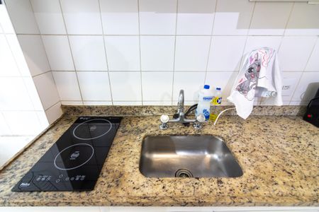 Cozinha de apartamento para alugar com 2 quartos, 55m² em Vila Olímpia, São Paulo
