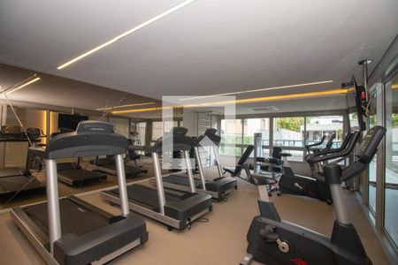 Apartamento para alugar com 35m², 0 quarto e 1 vaga Apartamento para alugar com 35m², 0 quarto e 1 vagaAcademia