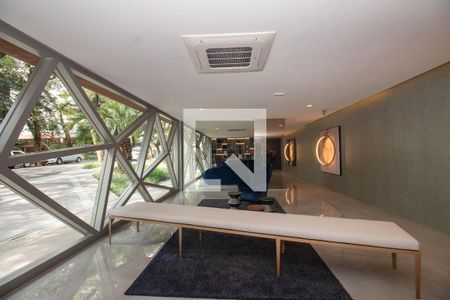 Apartamento para alugar com 35m², 0 quarto e 1 vaga Apartamento para alugar com 35m², 0 quarto e 1 vagaHall social