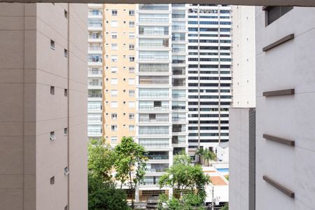 Vista da Suíte de apartamento à venda com 1 quarto, 26m² em Indianópolis, São Paulo
