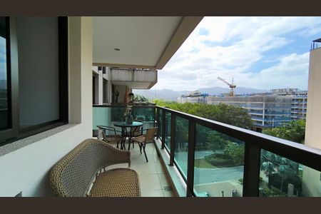 Varanda  de apartamento para alugar com 2 quartos, 66m² em Recreio dos Bandeirantes, Rio de Janeiro