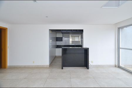 Sala  de apartamento à venda com 3 quartos, 90m² em Cidade Jardim, Belo Horizonte