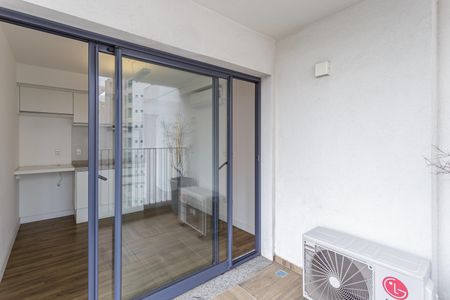 Varanda de apartamento à venda com 1 quarto, 34m² em Indianópolis, São Paulo