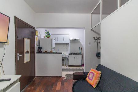 Sala de apartamento à venda com 1 quarto, 34m² em Centro Histórico, Porto Alegre