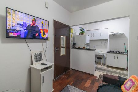 Sala de apartamento à venda com 1 quarto, 34m² em Centro Histórico, Porto Alegre