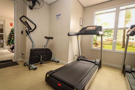 Apartamento para alugar com 58m², 2 quartos e 2 vagas Apartamento para alugar com 58m², 2 quartos e 2 vagasÁrea comum - Academia