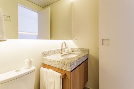 Studio à venda com 25m², 1 quarto e sem vaga Studio à venda com 25m², 1 quarto e sem vagaBanheiro