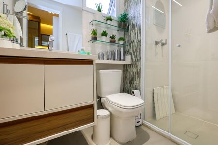 Apartamento à venda com 90m², 3 quartos e 2 vagas Apartamento à venda com 90m², 3 quartos e 2 vagasBanheiro da Suíte