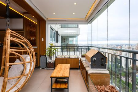 Varanda de apartamento para alugar com 3 quartos, 90m² em Jardim Caboré, São Paulo