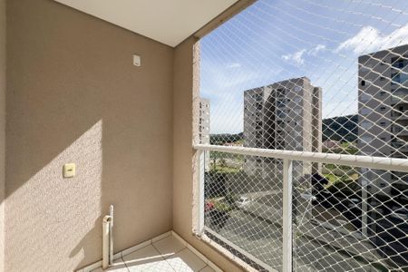 Varanda da Sala de apartamento para alugar com 2 quartos, 48m² em Parque dos Cocais, Valinhos