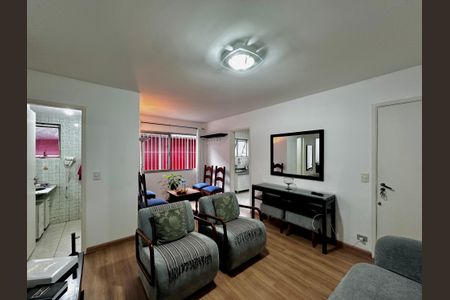 Sala de apartamento à venda com 2 quartos, 60m² em Cidade Monções, São Paulo