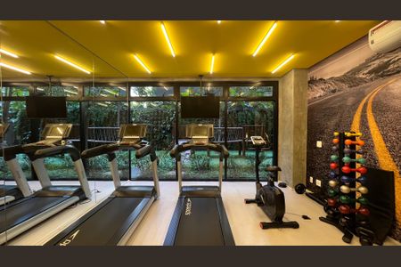 Studio para alugar com 34m², 1 quarto e sem vaga Studio para alugar com 34m², 1 quarto e sem vagaÁrea comum - Academia