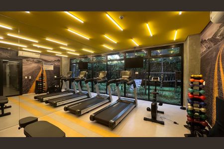 Studio para alugar com 34m², 1 quarto e sem vaga Studio para alugar com 34m², 1 quarto e sem vagaÁrea comum - Academia