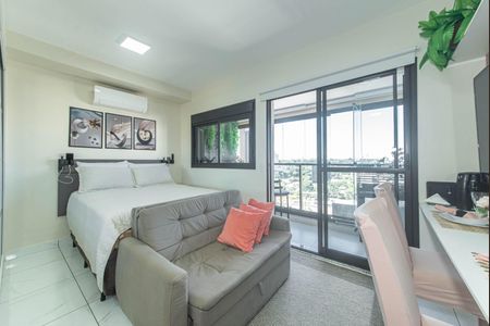 Sala de kitnet/studio para alugar com 1 quarto, 27m² em Jardim das Acacias, São Paulo