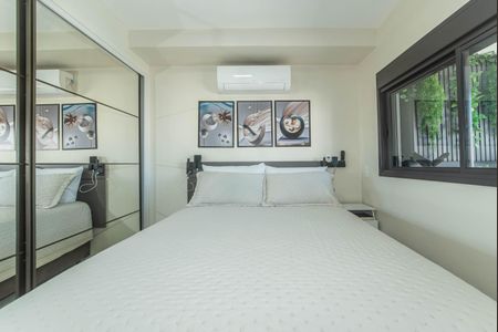 Studio para alugar com 27m², 1 quarto e 1 vaga Studio para alugar com 27m², 1 quarto e 1 vagaQuarto