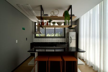 Studio para alugar com 26m², 1 quarto e sem vagaÁrea comum - Salão de festas