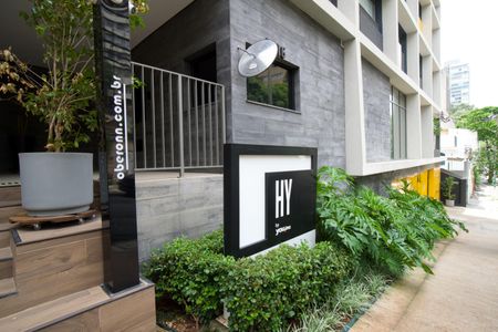 Studio para alugar com 26m², 1 quarto e sem vagaFachada e portaria