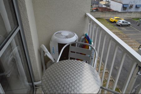 Varanda  de apartamento à venda com 2 quartos, 55m² em Taquara, Rio de Janeiro