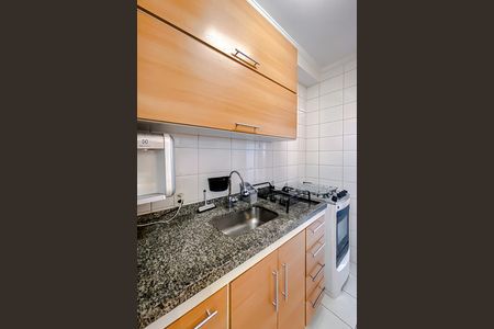 Cozinha de apartamento para alugar com 2 quartos, 56m² em Barra Funda, São Paulo