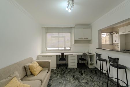 Sala de apartamento para alugar com 1 quarto, 50m² em Consolação, São Paulo