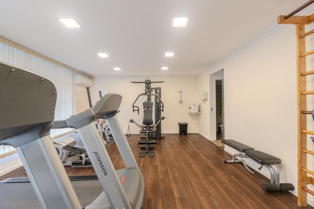 Apartamento para alugar com 50m², 1 quarto e 1 vaga Apartamento para alugar com 50m², 1 quarto e 1 vagaÁrea comum - Academia