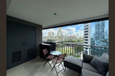 Apartamento para alugar com 69m², 1 quarto e 1 vagaSacada