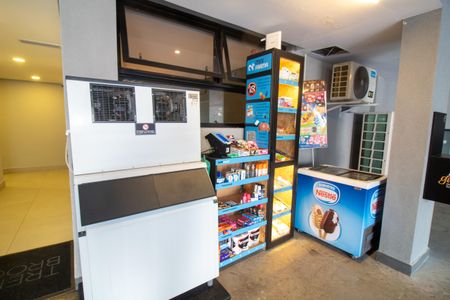 Studio para alugar com 33m², 1 quarto e sem vaga Studio para alugar com 33m², 1 quarto e sem vagaÁrea comum - MiniFarmacia