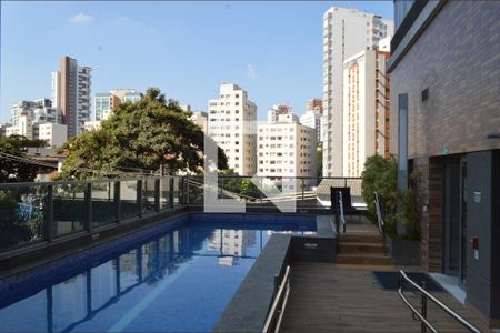 Studio para alugar com 28m², 1 quarto e sem vaga Studio para alugar com 28m², 1 quarto e sem vagaPiscina