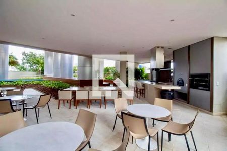 Studio para alugar com 48m², 1 quarto e 1 vagaChurrasqueira 