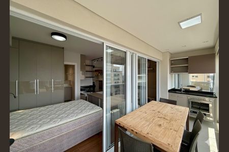 Studio para alugar com 48m², 1 quarto e 1 vagaVaranda