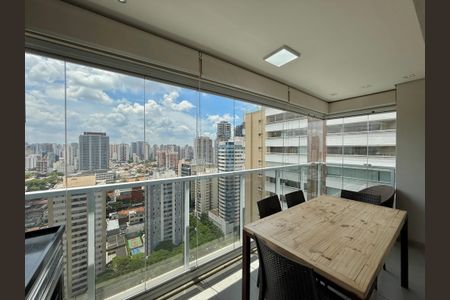 Studio para alugar com 48m², 1 quarto e 1 vagaVaranda