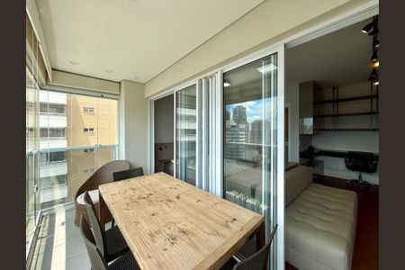 Studio para alugar com 48m², 1 quarto e 1 vagaVaranda