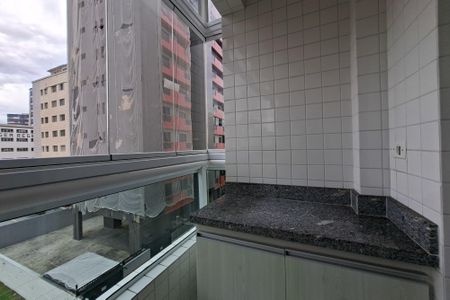 Varanda de apartamento para alugar com 2 quartos, 60m² em Nova Mirim, Praia Grande