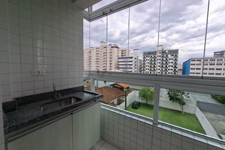 Varanda de apartamento para alugar com 2 quartos, 60m² em Nova Mirim, Praia Grande