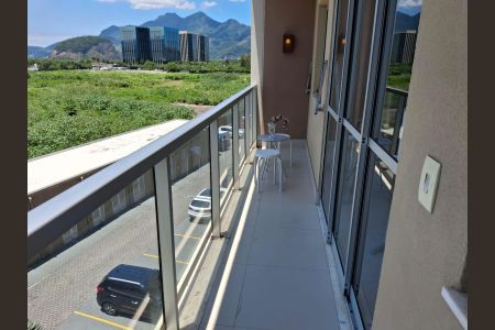 Studio à venda com 73m², 2 quartos e 1 vagaVaranda