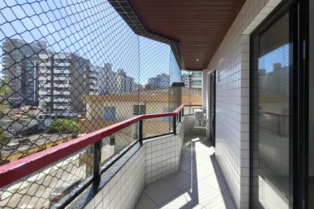 Sacada de apartamento para alugar com 1 quarto, 61m² em Guilhermina, Praia Grande