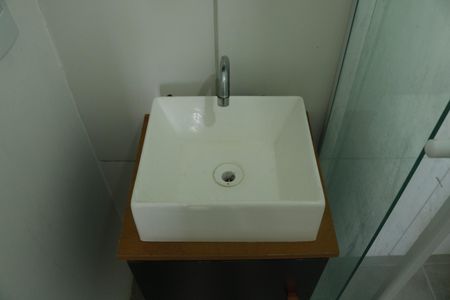 Banheiro da Suíte de apartamento à venda com 1 quarto, 30m² em Barra Funda, São Paulo