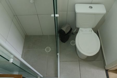 Banheiro da Suíte de apartamento à venda com 1 quarto, 30m² em Barra Funda, São Paulo